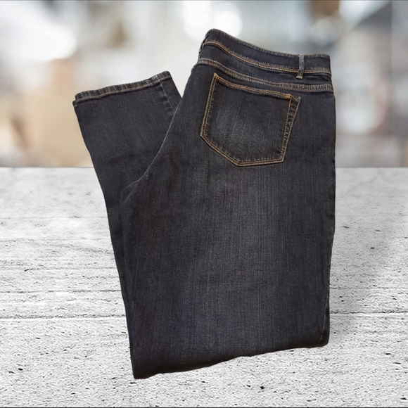 Jjill authentic fit slim demin ankle size 12 - Picture 8 of 12